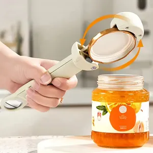 Jar Opener Can Bottle Opener Labor Saving Adjustable Cap Screwer for Weak Hands Seniors Multi Jar Opener Get Lids Off Easily