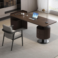 Bureau italien minimaliste haut de gamme bureau en bois massif moderne minimaliste étude Designer Style bureau bureau maison
