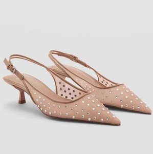 M*G1212 <span class=keywords><strong>Sandali</strong></span> con <span class=keywords><strong>Tacco</strong></span> da Donna 2026 Vendita Calda Scarpe Eleganti Personalizzate Marroni di Qualità <span class=keywords><strong>Sandali</strong></span> Estivi con <span class=keywords><strong>Tacco</strong></span> Medio all'Ingrosso - Product Image 1