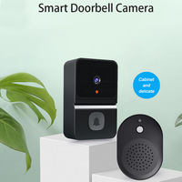 Sonnette Intelligente Sans Fil Tendance avec Vision Nocturne HD, Caméra WiFi à Commande à Distance, Interphone Vidéo de Sécurité Domestique