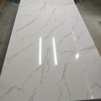 Panneau de plafond WPC panneaux muraux en placage de bois revêtement en pvc panneau mural plat pour plafond et mur