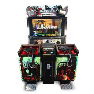 เครื่องเกมยิงปืนหยอดเหรียญ Creatfun Razing Storm Y202-2 หน้าจอ 55 นิ้ว โครงสร้างโลหะ+อะคริลิค+ไม้ สำหรับ 2 ผู้เล่น - Product Image 6