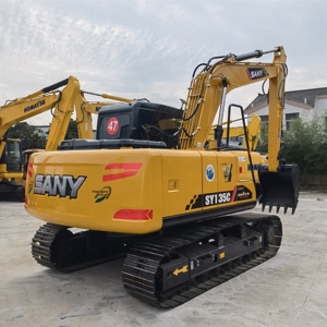รถขุดมือสอง SANY รุ่น SY135C ประสิทธิภาพสูง 13 ตัน กำลัง 76 กิโลวัตต์ สำหรับงานก่อสร้างและจัดสวน รถขุดมือสอง Sany 135c - Product Image 1