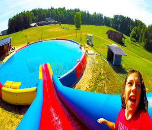 बड़े cubiertas hinchables गुंबदों बाड़ों पारदर्शी प्लास्टिक इग्लू तम्बू inflatable स्विमिंग पूल कवर - Product Image 5