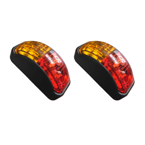 2 Led hổ phách + màu đỏ hai màu bên đánh dấu đuôi đèn báo rẽ đèn chống nước - Product Image 1