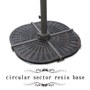 Fabrika toptan ağır plastik su şemsiye taban 8kg-150kg kapasiteli bahçe veya otel dış mekan kullanımı için Modern tasarım - Product Image 2