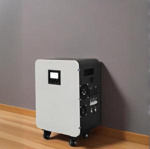แบตเตอรี่ LiFePO4 3KW 2.56kWh ระบบจัดเก็บพลังงานแสงอาทิตย์แบบออฟกริดออลอินวัน พร้อมระบบ MPPT แบบพกพาสำหรับบ้าน  พร้อมล้อเลื่อน - Product Image 2