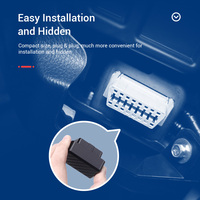Dispositivo de Rastreo GPS para Vehículos Plug and Play con Geocerca, OBD/OBD2, Detección ACC, en Tiempo Real, con Tarjeta SIM Micodus MV66
