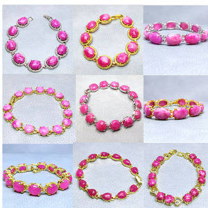 PFT Venta al por Mayor de Pulseras de Jade, Polvo de Flor de Cerezo, Gemas para Mujer, Jade de Cuarzo - Product Image 2