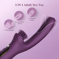 Damen G-Punkt Klitoris-Nippel-Stimulator Rabbit-Vibrator Klitorale Stimulation mit Vaginal- und Klitorisstimulationspositionen