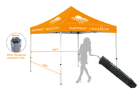 Tente de réception en aluminium Admax personnalisée, imprimée, simple, 3x3m, 3x4.5m, 3x6m, imperméable, ignifuge, pour exposition intérieure/extérieure
