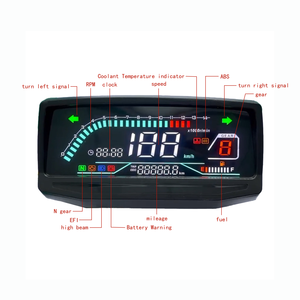 Velocímetro colorido más popular para Benelli Keeway Horse 150cc 150cc <span class=keywords><strong>Honda</strong></span> <span class=keywords><strong>GL</strong></span> PRO con motor de 200cc - Product Image 2