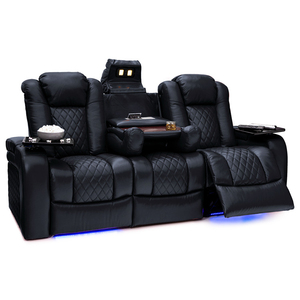 Fauteuils inclinables multifonctionnels en cuir PU à double point de couture pour <span class=keywords><strong>home</strong></span> cinéma, <span class=keywords><strong>canapé</strong></span> de cinéma électrique - Product Image 5