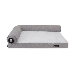 LS Peppy Buddies L Chaise Orthopedic Memory Foam <strong>Dog</strong> Pet <strong>Bed</strong> Cover for Small Medium <strong>Large</strong> for Winter - Product Image 2