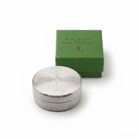 Conteneur en acier inoxydable hermétique pour poudre de matcha, petite taille, vente en gros, boîte à café personnalisée gravée