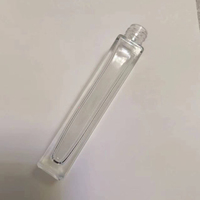 Vente en gros de vaporisateur de parfum en verre vide de 10ml avec pompe de pulvérisateur en aluminium anodisé à vis de 13mm pour récipient de distribution de liquide