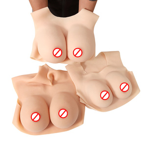 Gros Seins Artificiels Sexy Coupe S Poitrine en Silicone Faux Gros Seins Gros Seins en Silicone Forme de Faux Seins pour Crossdessiner - Product Image 2