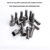 TOOLJOY Magnetic Bit Impact Nut Driver Socket Set Metric 6mm~19mm Screw Driver Nut Setters Hex Shank Drill Bit Adapter