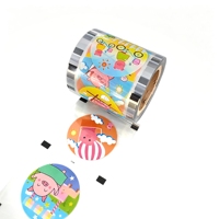 Rouleau de film de scellage pour gobelets en PP léger, pour machines de scellage manuelles et automatiques, avec une étanchéité solide et anti-fuite