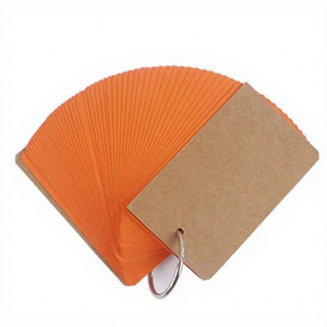 Test per studenti in tinta unita inglese Word Book Ring Buckle tasca portatile Blank Word Note book 2851 - Product Image 5