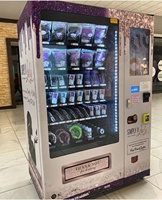 Conception personnalisée écran de cartes de jeu beauté distributeur automatique de cartes de sport/pièces/smart/nourriture/distributeur automatique d'eau avec paiement sans numéraire