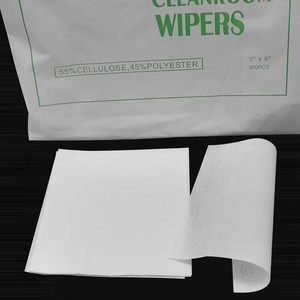 ALLESD Paño de Limpieza de Poli Celulosa Blanco Suave de Bajo Contenido de Partículas para Cuartos Limpios, 12"x12" - Product Image 1