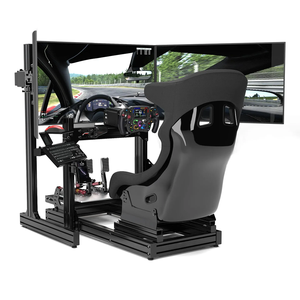 9D VR Car Racing & <span class=keywords><strong>3D</strong></span> 4D Simulador de conducción de automóviles Máquina de juego Montaña rusa educativa para interiores con materiales metálicos y plásticos - Product Image 2
