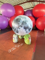 Ballon lune gonflable flottant pour décoration publicitaire d'événements extérieurs, mariages et soirées - BOYI