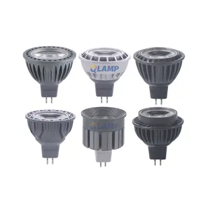 Dimmbare Mr16 Led-Glühlampe 220 V 12 V Wechselstrom 3 W 5 W 7 W Mr16 Led-Lichttemperaturlampe Mr16 GU5.3 Led-Spiegellampe