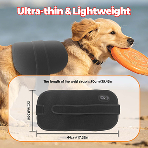 Ceinture chauffante sans fil pour animaux de compagnie avec LED 660nm rechargeable par USB, pour la thérapie et la récupération des plaies chez les chiens, chats, lapins et chevaux, avec minuteur intelligent - Product Image 5