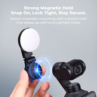 K&F Concept LM06 Mini Magnetic Fill Light Kompatibel dengan DJI Osmo Pocket 4 Pro