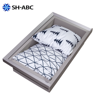 Accesorios <span class=keywords><strong>de</strong></span> guardarropa gris claro elegante <span class=keywords><strong>de</strong></span> cuero <span class=keywords><strong>de</strong></span> cierre suave oculto organizador <span class=keywords><strong>de</strong></span> ropa - Product Image 1