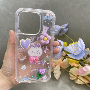2023 tendencia <span class=keywords><strong>3</strong></span> en 1 3D patrón epoxi Bling fundas móviles para Niñas para Redmi note 11s 12 13 - Product Image 2