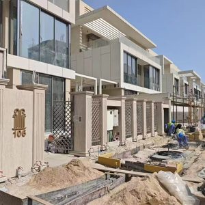 आदर्श प्राकृतिक चूना पत्थर आधुनिक बड़े स्लैब को फूलों के अनुकूल जल-प्रूफ कस्टम आकार के आउटडोर पैवर्स के लिए आउटडोर पैवर्स - Product Image 2