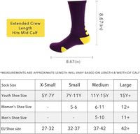 KTS407 OEM personnalisé Elite basket-ball football randonnée ski athlétique sports de plein air épais mollet haut équipage chaussettes en coton pour hommes