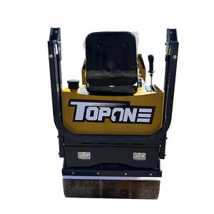 TOPONE 1 Tonne kleine Straßen walze zum Verkauf Reifen Mini Straßen walze zum Verkauf Asphalt pflaster - Product Image 5