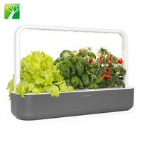 Système de culture intelligent de micro-légumes à prix d'usine en gros, kit de jardinage hydroponique d'intérieur pour légumes et herbes, en plastique ABS écologique