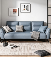 Canapés sectionnels en tissu technique anti-rayures, modernes, 3 places, inclinables, avec éponge haute densité, convertible en lit, pour salons