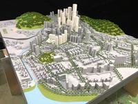 Modèle architectural 3D moderne en plastique ABS, miniature de construction urbaine et de villa, personnalisation possible
