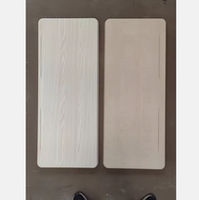 Table d'école double en bois au design moderne 120x45cm, durable, écologique, imperméable, pour usage scolaire et commercial