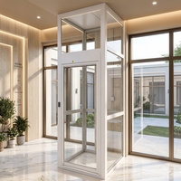 Villa résidentielle haut de gamme auto-construite, style moderne, système de porte d'ascenseur professionnel et stable