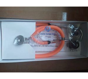 Высокое качество, кардиология, врач, медсестра, стетоскоп, цветной стетоскоп с двумя головками, мягкий Делюкс, стетоскопы из алюминиевого сплава - Product Image 4