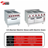 Cuisinière modulaire commerciale certifiée ETL, en acier inoxydable robuste, avec friteuse à gaz, plaque de cuisson, brûleur et chaudière, équipement de cuisine