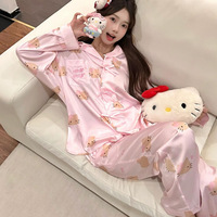 Ensemble Robe et Pantalon Long en Fibre de Bambou Tissée Thermique Respirante pour Femme – Style Mignon et Féminin pour la Maison – Idéal Printemps, Été, Automne