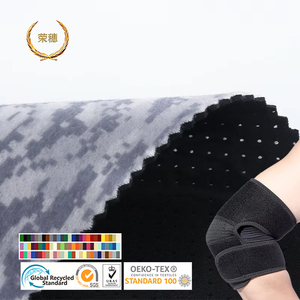 <span class=keywords><strong>Tissu</strong></span> en polyester noir personnalisé en gros 1mm SBR 2 couches poinçon néoprène Camouflage impression limitation OK <span class=keywords><strong>tissu</strong></span> - Product Image 1