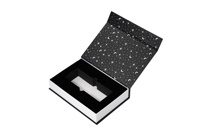 Boîte cadeau en papier rigide avec fermeture magnétique personnalisée, style livre, emballage de luxe pour bijoux, cosmétiques, parfums, boîtes de vente en gros