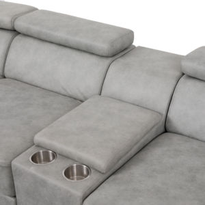 Canapé Ensemble U En Forme <span class=keywords><strong>de</strong></span> Coupe Canapés Modulaires Canapé Blanc Salon Technologie Tissu Minimaliste Personnaliser 35-45 Jours 7 Chauffe- - Product Image 1