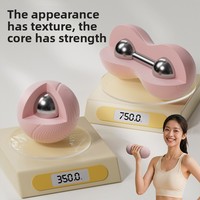 Balle de massage fascia en forme d'arachide pour relaxation musculaire, massage des pieds, design double balle, hanches, jambes, épaules, dos, idéale pour le yoga, mini-haltères