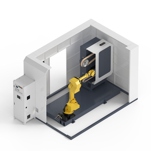 เครื่องเจียรลบคมอัตโนมัติควบคุมด้วยระบบ CNC พร้อมหุ่นยนต์ขัดเงาความแข็งแกร่งสูงสำหรับการขึ้นรูปโลหะที่มีความแม่นยำ - Product Image 2