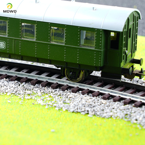 1/87 ho quy mô đào tạo mô hình đường sắt theo dõi có thể được hỗ trợ Nickel bạc hẹp đo curvedturnout - Product Image 5